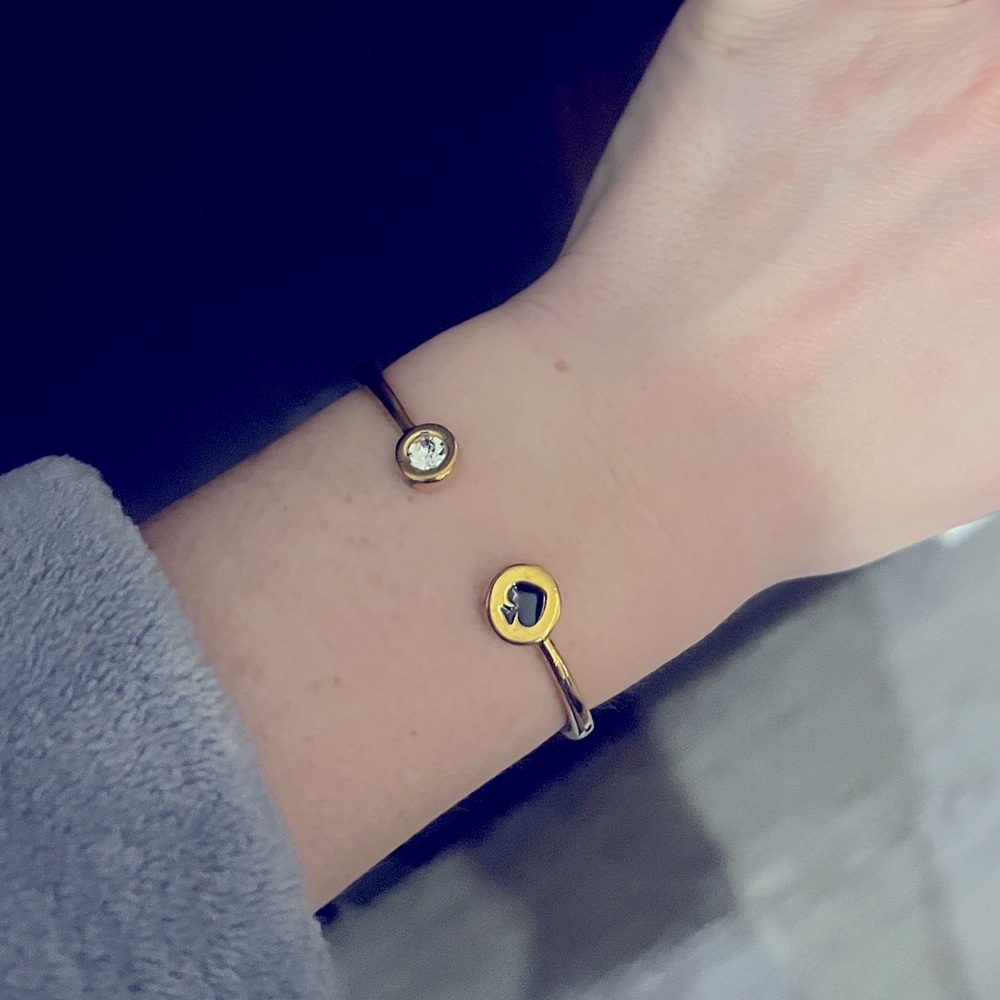 Kate Spade Gold Bracelet with Spade logo